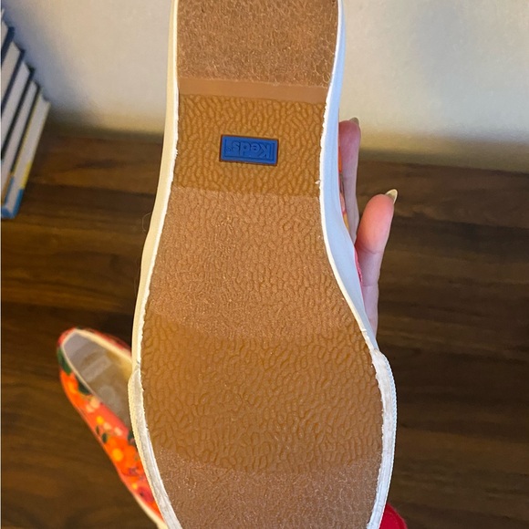 Keds Floral Slip-On Shoes - Pink and Orange - Picture 3 of 3